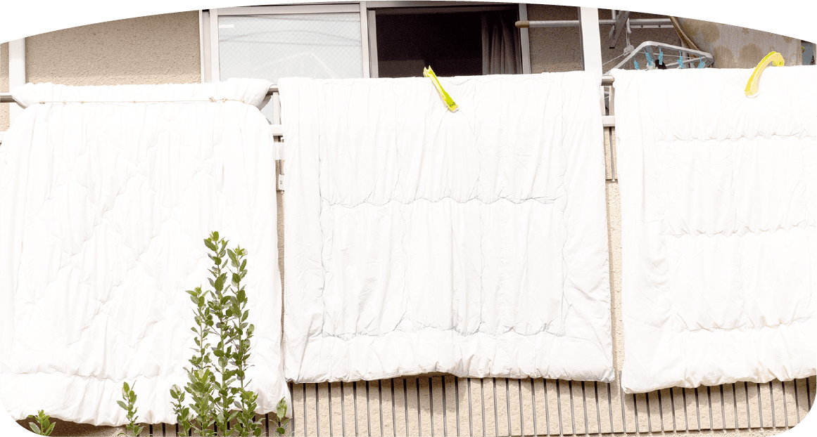 布団の手入れがいらない